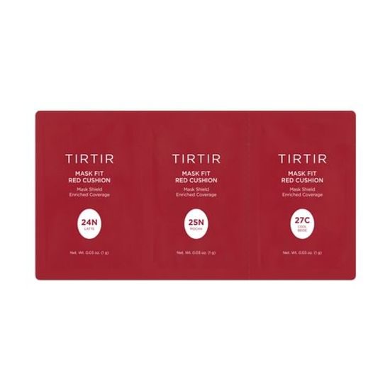 TIRTIR Set de muestras Mask Fit Red Cushion 3 Shade Trial Kit (3 muestras)