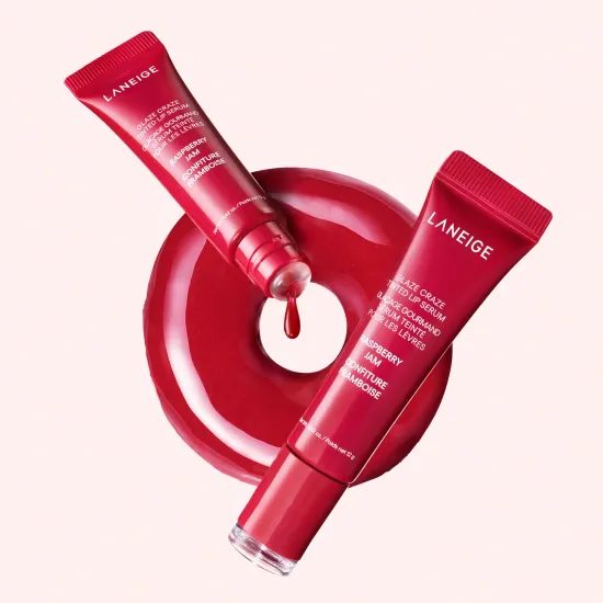 LANEIGE Tónovací sérum na rty Glaze Craze Tinted Lip Serum - Raspberry Jam