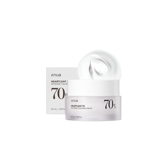 ANUA Zklidňující a hydratační pleťový krém Heartleaf 70 Intense Calming Cream (50 ml)