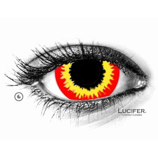 Crazy čočky - Fire Mini Sclera 17mm (2 čočky)