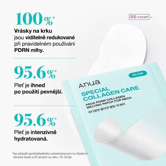 ANUA PDRN Collagen Melting Patch For Neck (4 pcs)