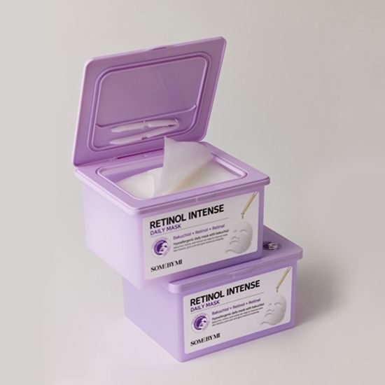 SOME BY MI Masques en tissu régénérants et liftants platine Retinol Intense Daily Mask (30 pcs)