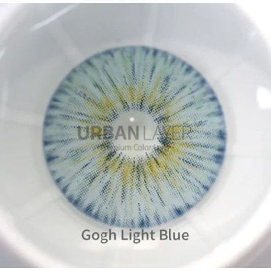 Barevné šošovky - nedioptrické - Gogh Light Blue (2 šošovky)