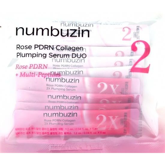 NUMBUZIN Rose PDRN Collagem Plumping Serum DUO
