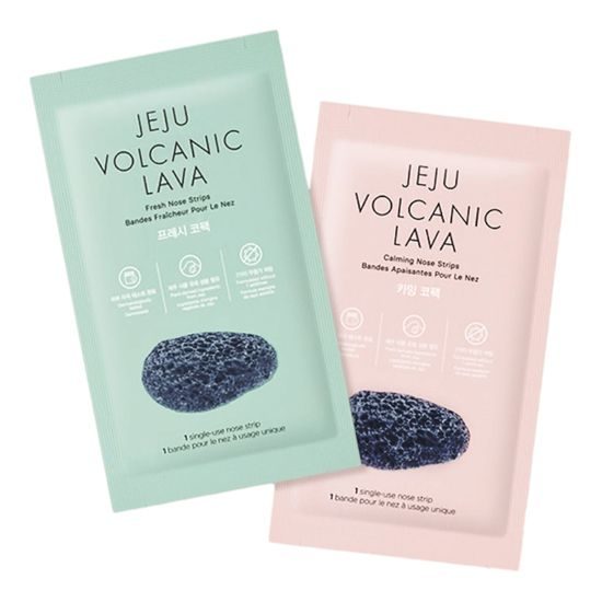 THE FACE SHOP Čisticí náplasti na nos Jeju Volcanic Lava Nose Strips Set (7 ks)