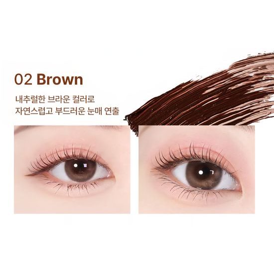 HEIMISH Řasenka Dailism Smudge Stop Mascara Brown Volume