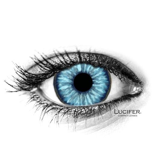 ELF BLUE MINI SCLERA barvne leče