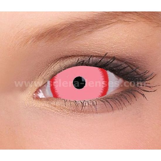 Crazy čočky - Harajuku Pink Mini Sclera 17mm (2 čočky)  - kopie