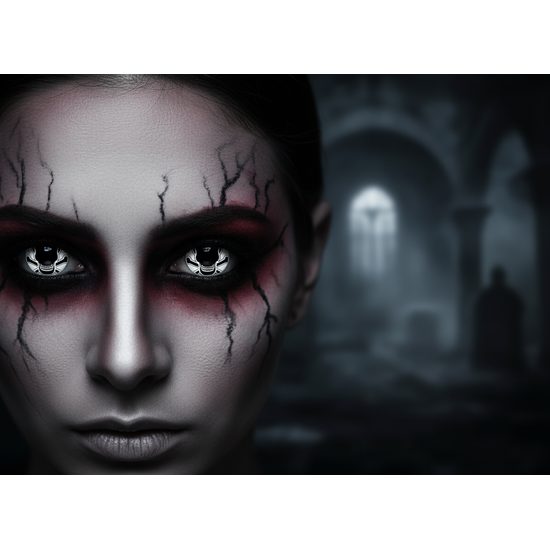 SKULL Coloured Contact Lenses