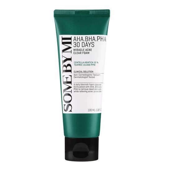 SOME BY MI Espuma Limpiadora AHA-BHA-PHA Miracle Acne Clear Foam (100 ml)