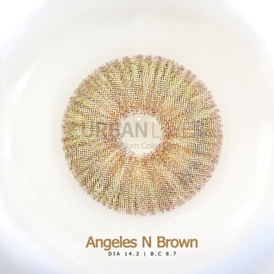 Barevné čočky (2 čočky) Angeles N Brown
