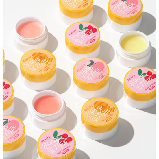 A'PIEU Maska in balzam za ustnice Honey Milk Daily Lip Mask - Berry
