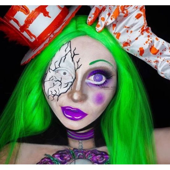 Crazy šošovky - nedioptrické - VIOLET RINNEGAN mini sclera (2 šošovky)