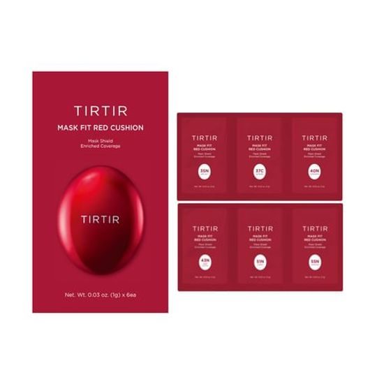 TIRTIR Set vzorků Cushion Make-up Mask Fit Red Cushion 6 Shade Trial Kit (6 vzorků)