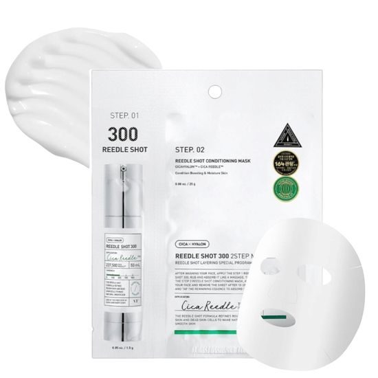 VT Máscara de 2 pasos con microagujas REEDLE SHOT 300 2-Step Mask (1,5 g + 25 g)