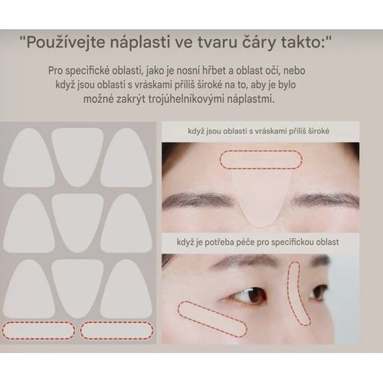 MARSHIQUE Lifting-Pflaster gegen Falten Wrinkle Repair Frown Line Patch (55 Pflaster)