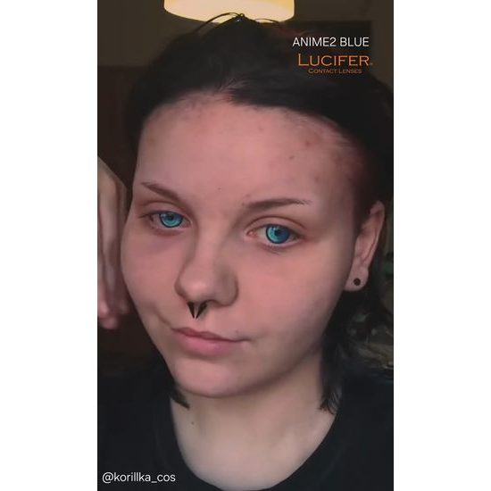 ANIME2 BLUE Lentilles de Couleur