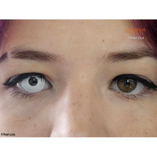 WHITE Colored Contact Lenses