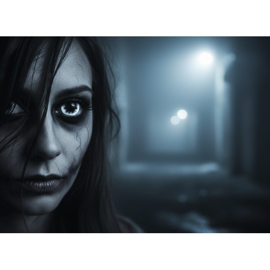 BLACK ZOMBIE Coloured Contact Lenses