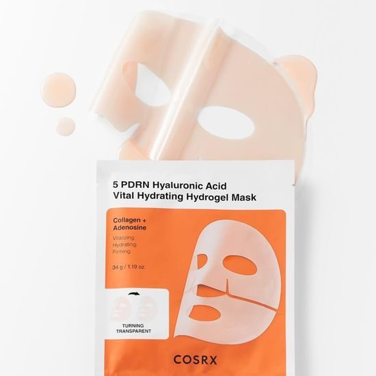 COSRX Hydrogelová pleťová maska 5 PDRN Hyaluronic Acid Vital Hydrating Hydrogel Mask (3 ks)