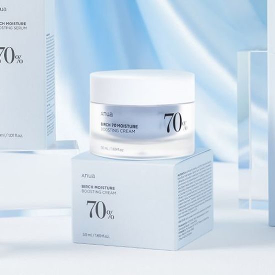 ANUA Hydratační a posilující pleťový krém Birch 70 Moisture Boosting Cream (50 ml)
