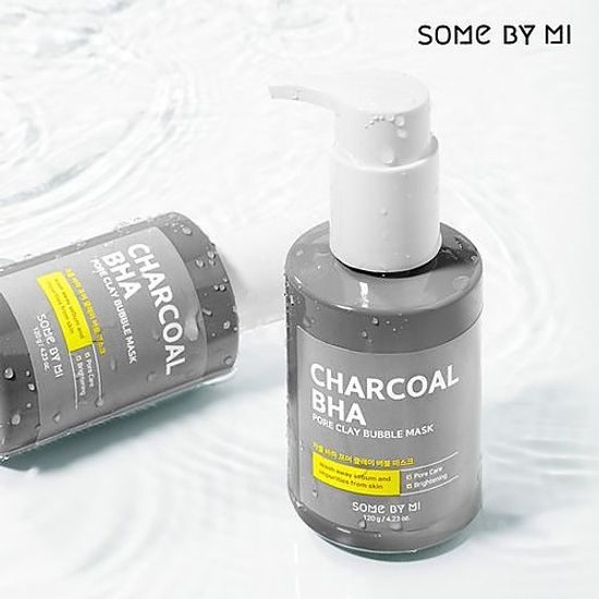 Some By Mi Čistící pleťová maska Charcoal BHA Pore Clay Bubble Mask (120 g)