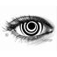 BLACK SPIRAL MINI SCLERA Lenti a Contatto Colorate