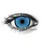AQUAMAN BLUE MINI SCLERA lentillas de colores