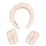 Cosmetic Headband and Anti-Drip Wristbands - Powder Pink