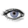 New York N Blue Colored Contact Lenses (1 pair)