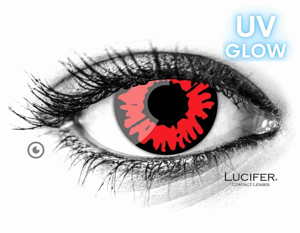 趣味 UVERworld #CONTACT GLOW VOLTURI UV Contact Lenses - Lucifer - Halloween & Crazy