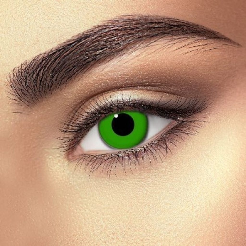 Emerald Green Contact Lenses (1 pair) - Lucifer - Halloween & Crazy  Contacts 