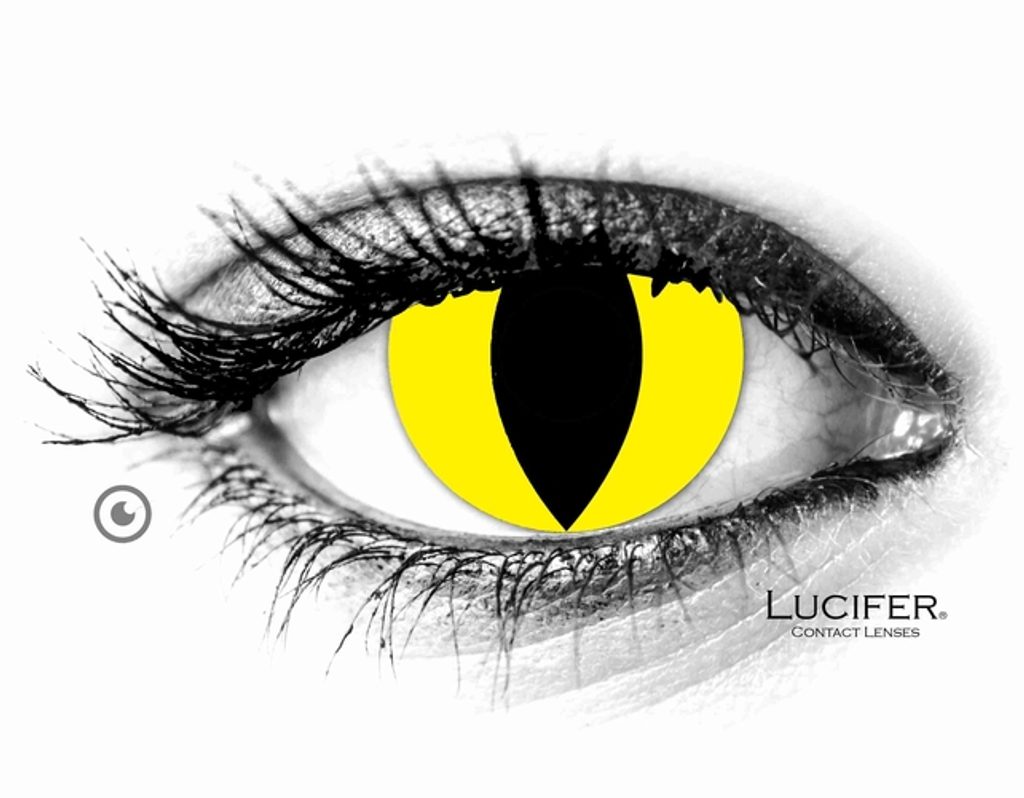Yellow Cat Eye Contact Lenses - Order Yellow Cat Eye Contacts Online