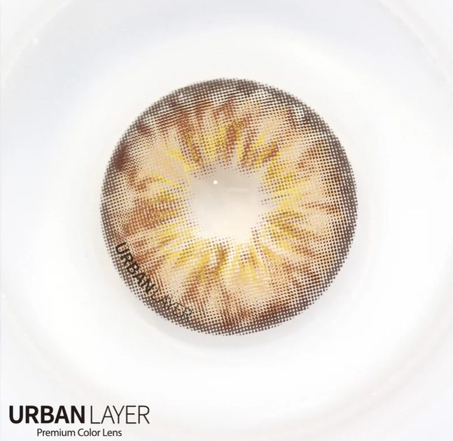 Amazon Brown Colored Contact Lenses (1 pair) Lucifer NON