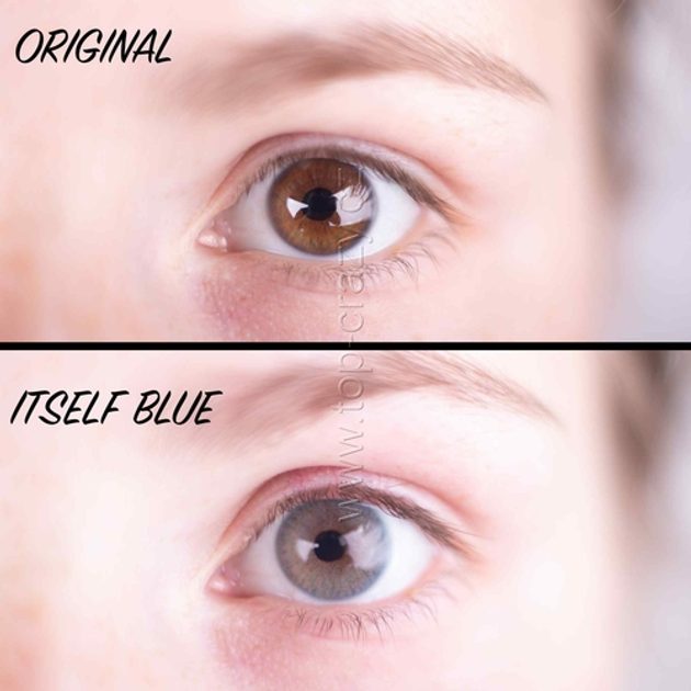 Itself Blue Colored Contact Lenses (1 pair) - Lucifer - Colored ...