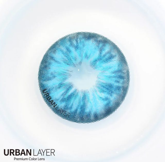 Amazon Blue Colored Contact Lenses (1 pair) Lucifer NON