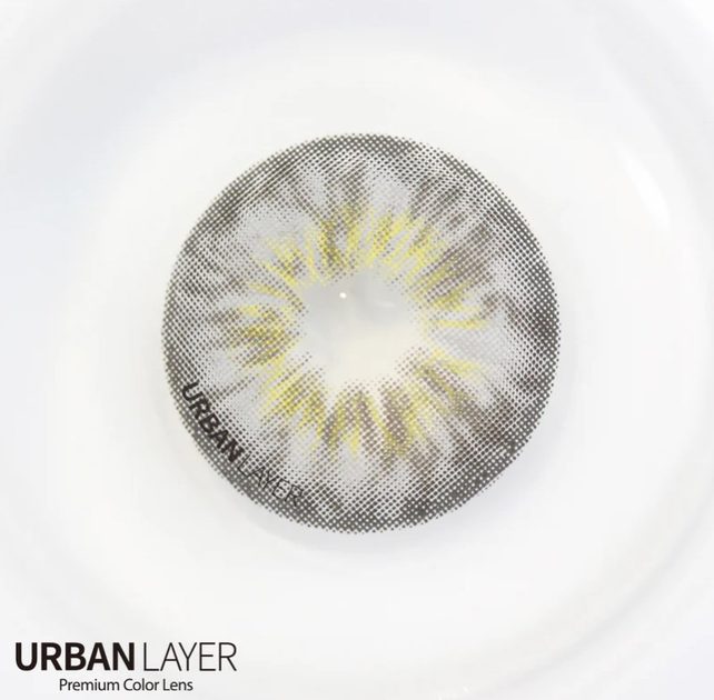 Amazon Gray Colored Contact Lenses (1 pair) Lucifer NON