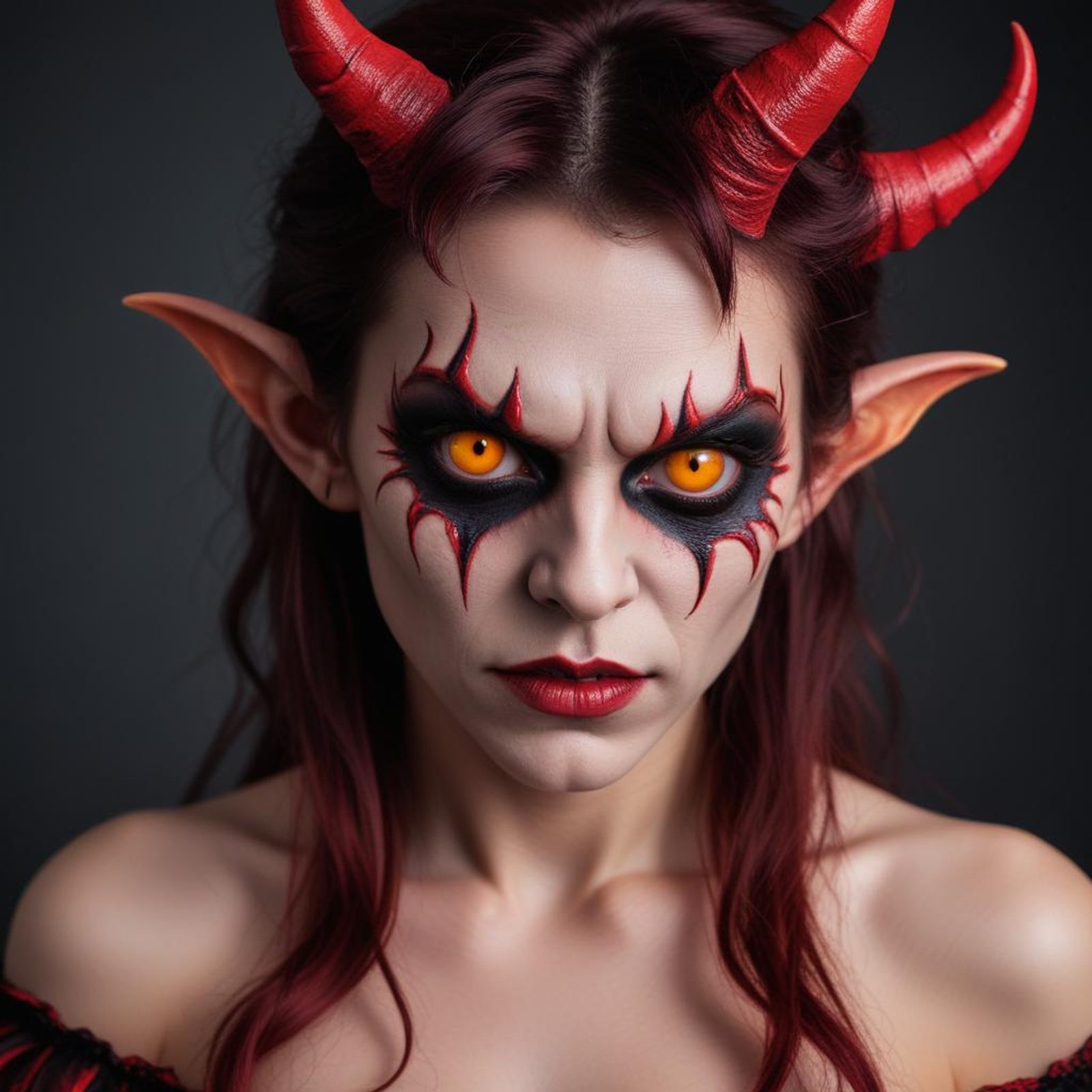 Demon Contacts Unleash Your Inner Monster with Terrifying Eye Contacts(00)