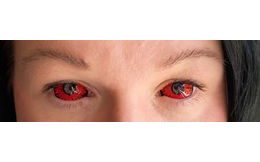 ORANGE WEREWOLF Contact Lenses