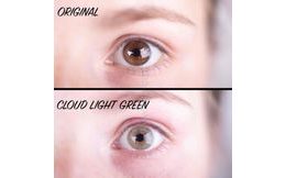 Barevné čočky (2 čočky) Cloud Light Green