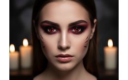 TOKYO N RED MINI SCLERA Contact Lenses