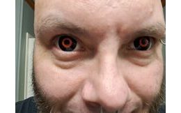 BLACK MINI SCLERA Prescription Contact Lenses