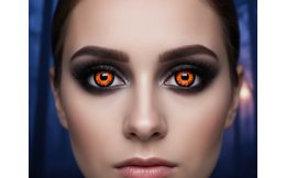 BLACK MINI SCLERA Prescription Contact Lenses