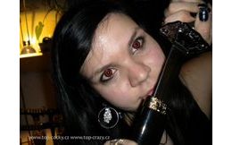 BLACK MINI SCLERA Prescription Contact Lenses
