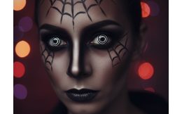 BLACK MINI SCLERA Prescription Contact Lenses