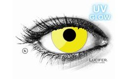 Crazy čočky - GLOW YELLOW  UV svítící (2 čočky)