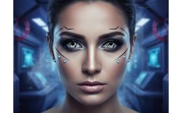 BLACK MINI SCLERA Prescription Contact Lenses