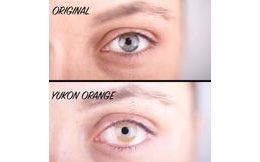 Barevné čočky (2 čočky) Yukon Orange