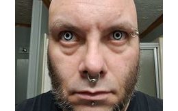 WHITE MESH Prescription Contact Lenses