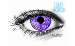 Crazy čočky - GLOW VIOLET DIAMOND UV svítící (2 čočky)